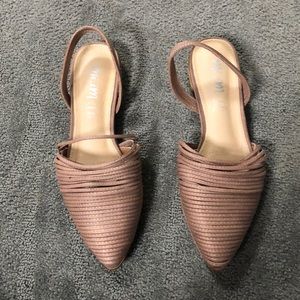 Mi.Im sparkly mauve mules